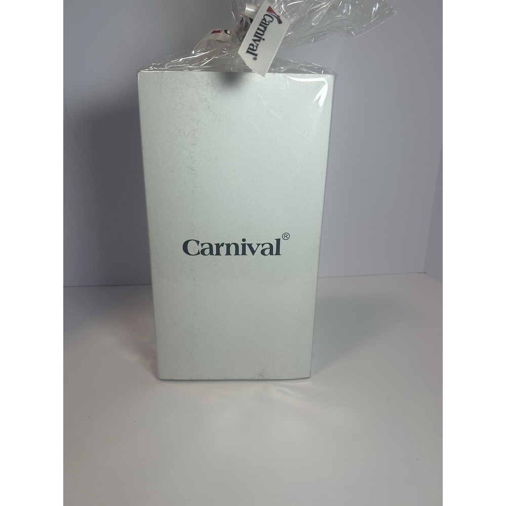 Carnival Cruise Line Two‎ Etched Champagne Flutes New In Box Never Been Opened